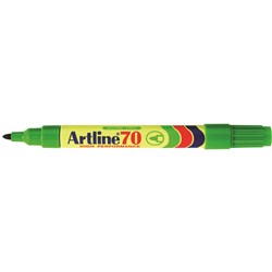 Artline 70 Green Permanent Bullet Marker