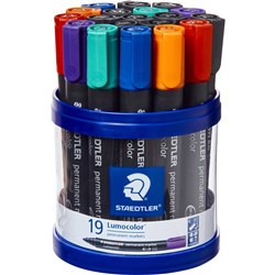 Staedtler Lumocolor 352 19 Assorted Bullet Permanent Marker