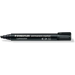 Staedtler Lumocolor 350 Black Chisel Permanent Marker