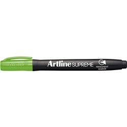 Artline Supreme Lime Green Permanent Marker