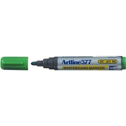 Artline 577 Green Bullet Whiteboard Marker