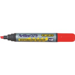 Artline 579 Red Chisel Whiteboard Marker