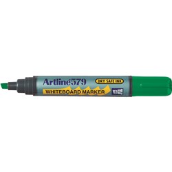 Artline 579 Green Chisel Whiteboard Marker