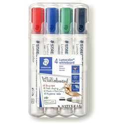 Staedtler Lumocolor 351 4 Assorted Bullet Whiteboard Marker