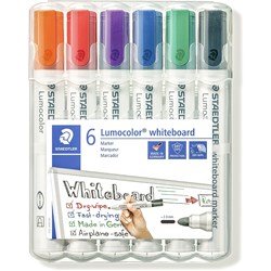 Staedtler Lumocolor 351 6 Assorted Bullet Whiteboard Marker