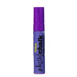 Texta Purple 15mm Jumbo Chisel Dry Wipe Liquid Chalk Marker