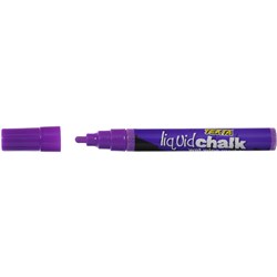 Texta Purple 4.5mm Bullet Wet Wipe Liquid Chalk Marker