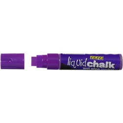 Texta Purple 15mm Jumbo Chisel Wet Wipe Liquid Chalk Marker