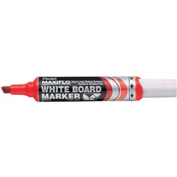 Pentel Maxiflo Whiteboard Marker Chisel Red