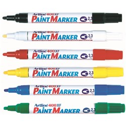 Marker Paint Artline 400Xf Assorted Colours