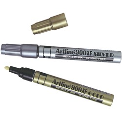 Artline 900XF Assorted Gold/Silver Paint Markers