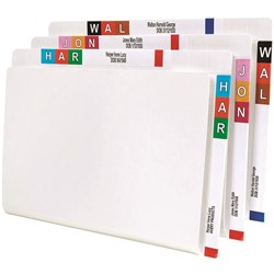 File Lateral Avery Twin Tab F/Cap White