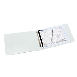 Enviro A3 3 D Ring 50mm White Landscape Insert Binder