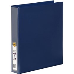 Marbig A4 Blue 4 D Ring 38mm Enviro Insert Binder