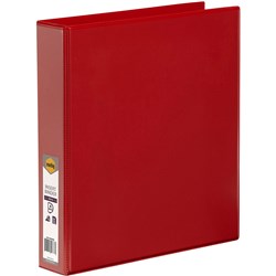 Marbig A4 Red 4 D Ring 38mm Enviro Insert Binder