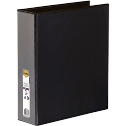 Marbig A4 Black 4 D Ring 50mm Enviro Insert Binder