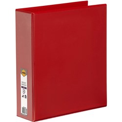 Marbig A4 Red 4 D Ring 50mm Enviro Insert Binder