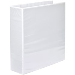 Marbig A4 2 D Ring 65mm White Insert Binder