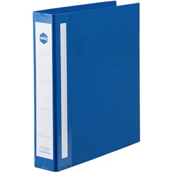 Marbig Blue A4 2 D Ring 38mm Deluxe PVC Binder