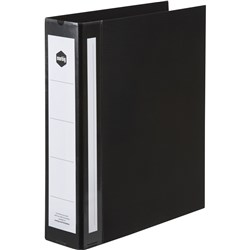 Marbig Black A4 2 D Ring 50mm Deluxe PVC Binder