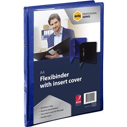 Binder Insert Flexi A4 2R 20mm Royal Blue