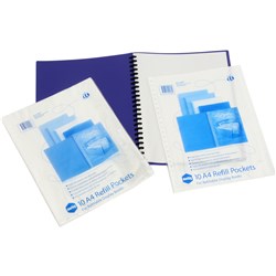 A4 Display Book Refill Pockets