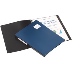 Book Display A4 Refillable Professional Series Black