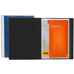 Book Display A4 Clearview 36 Pocket Black