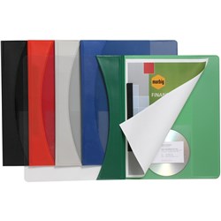 File Flat A4 Premier W/Pocket Green