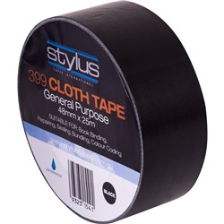 Stylus Black 48mmx25mm Cloth Tape