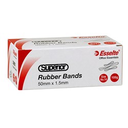 Superior No. 14 Rubber Bands 100gm