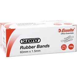 Superior No. 16 Rubber Bands 100gm