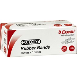 Superior No. 18 Rubber Bands 100gm