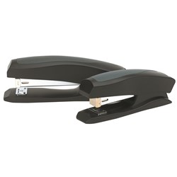 Stapler Marbig Plastic Half Strip Black