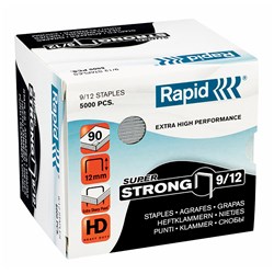 Rapid 9/12 12mm Staples