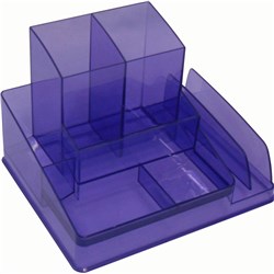 Italplast Tint Purple Desk Organiser