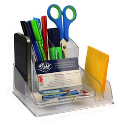 Italplast Clear Desk Organiser