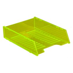 Italplast Neon Yellow Multi Fit Document Tray