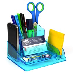 Italplast Neon Blue Desk Organiser