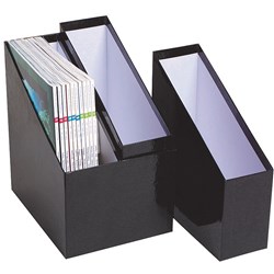 Magazine Holder Marbig Simple Storage Black