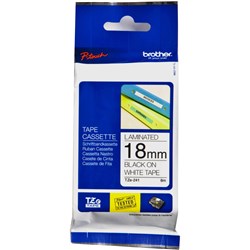 Brother P-Touch TZe-241 18mm Black/White Labelling Tape