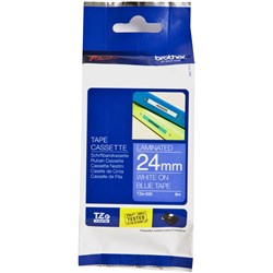 Brother P-Touch Tze-555 24Mm White/Blue Label Tape