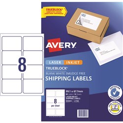 Avery Internet Shipping Labels L7165 8L/P/Sht 99.1X67.7mm