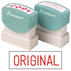 X-Stamper 1111 Original Red Self Inking Stamp