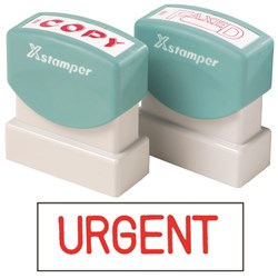 X-Stamper 1103 Urgent Red Self Inking Stamp