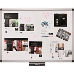 Justick 600x900mm Aluminium Frame Whiteboard