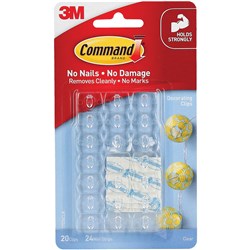 Command Clear 17026 Decorator Clips