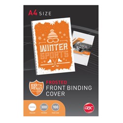 Binding Cover A4 300Micron Clear Frosted