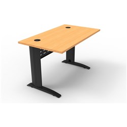 Rapid Span Beech/Black 1200x700x730 Open Desk