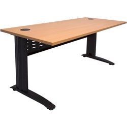 Rapid Span Beech/Black 1500x700x730 Open Desk